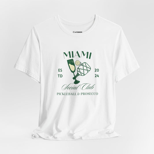 Miami Pickleball & Prosecco T-Shirt