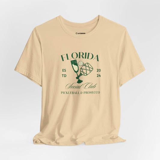 Florida Pickleball & Prosecco T-Shirt