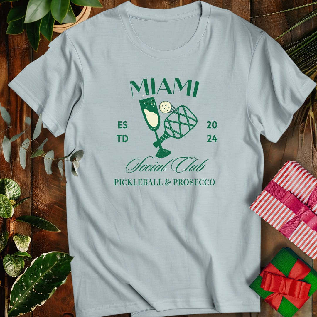 Miami Pickleball & Prosecco T-Shirt