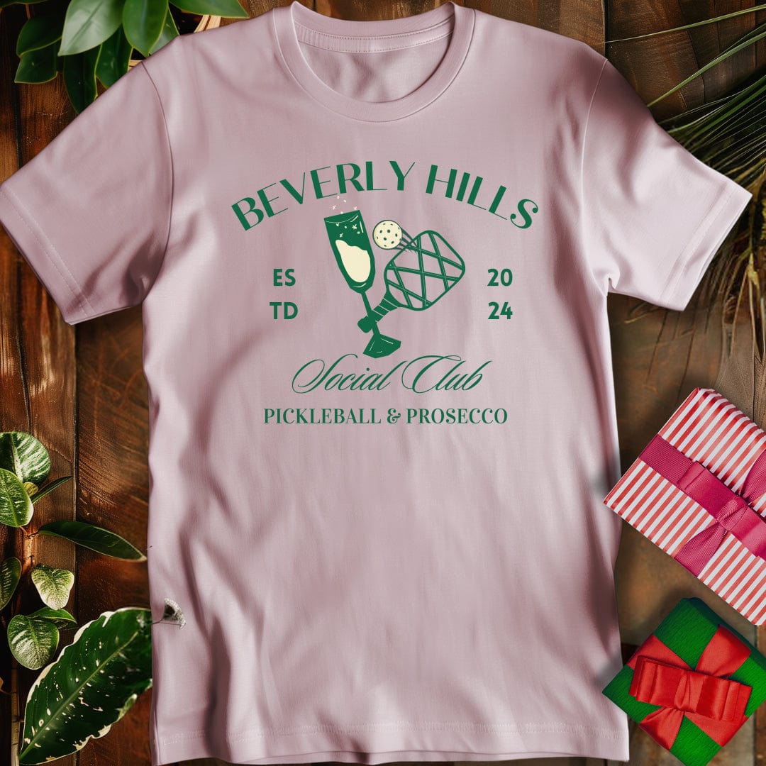 Beverly Hills Pickleball & Prosecco T-Shirt