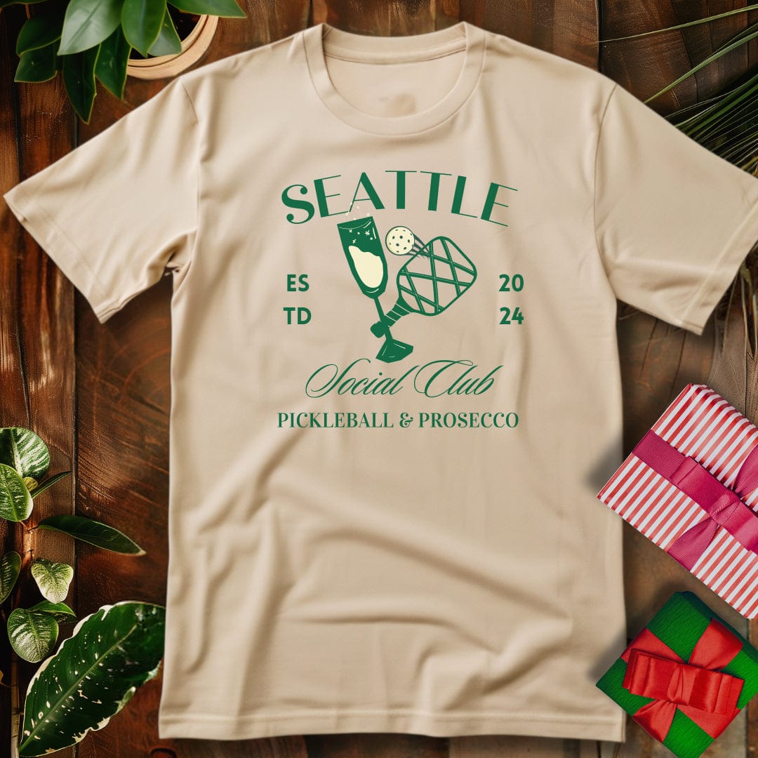 Seattle Pickleball & Prosecco T-Shirt